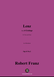 R. Franz-Lenz,in e flat minor