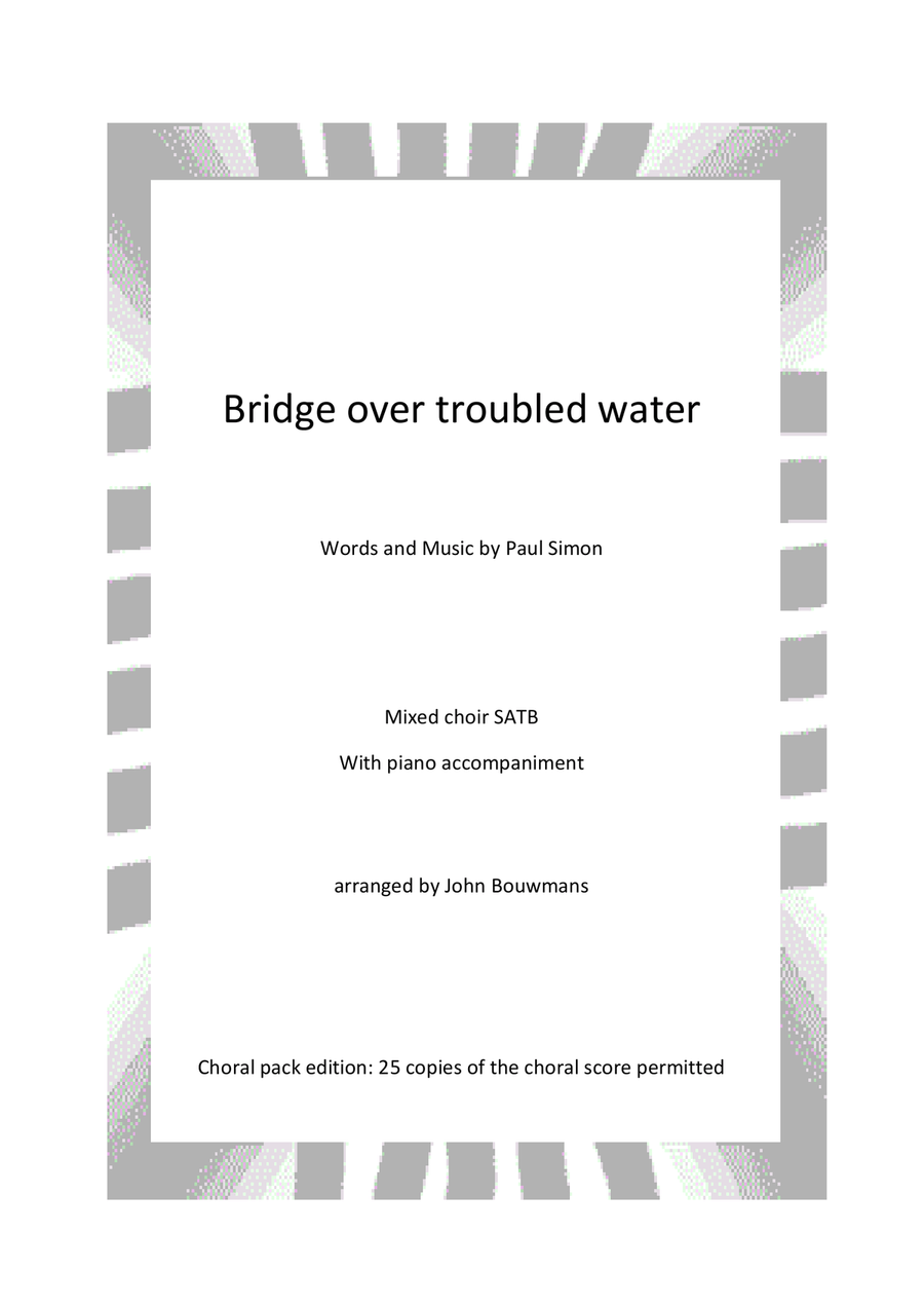 Bridge Over Troubled Water Choir scores gallery preview page 1