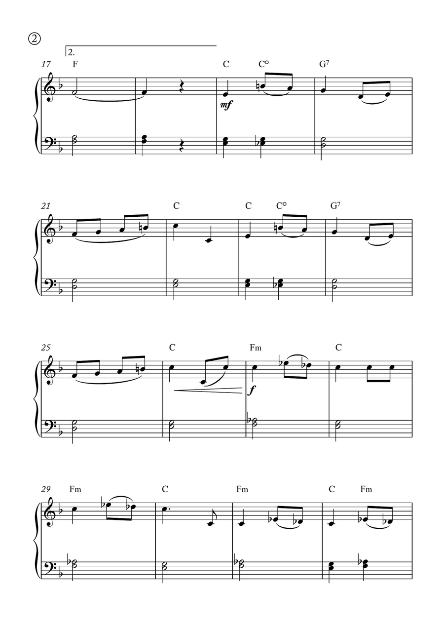 Melody in F Melody in F Chamber Music scores gallery preview page 2
