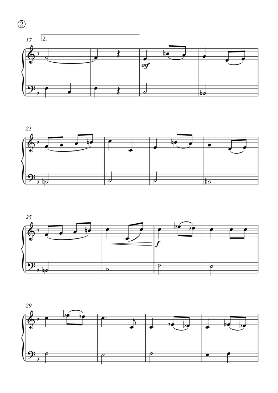 Melody in F Melody in F Chamber Music scores gallery preview page 2