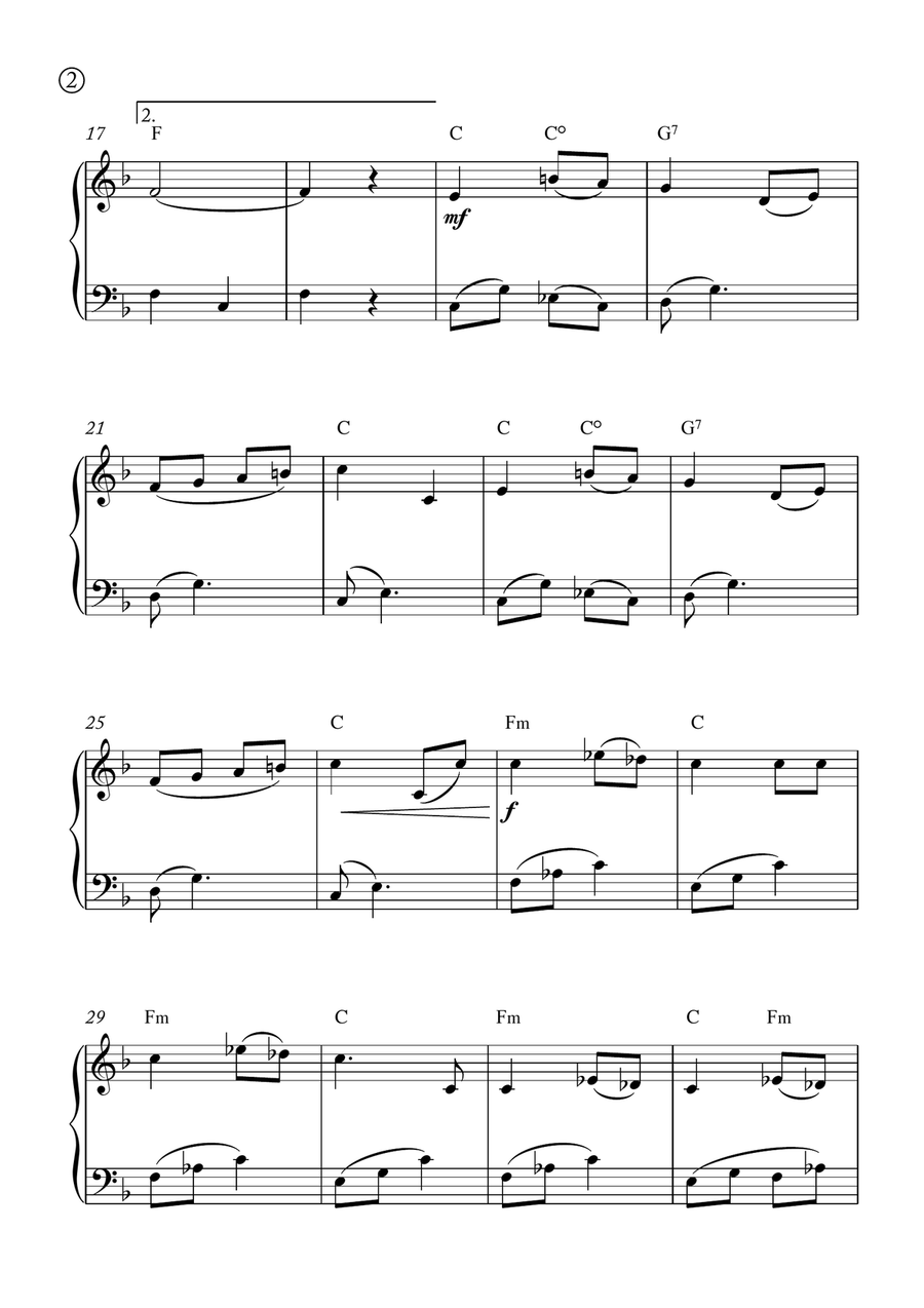 Melody in F Melody in F Chamber Music scores gallery preview page 2