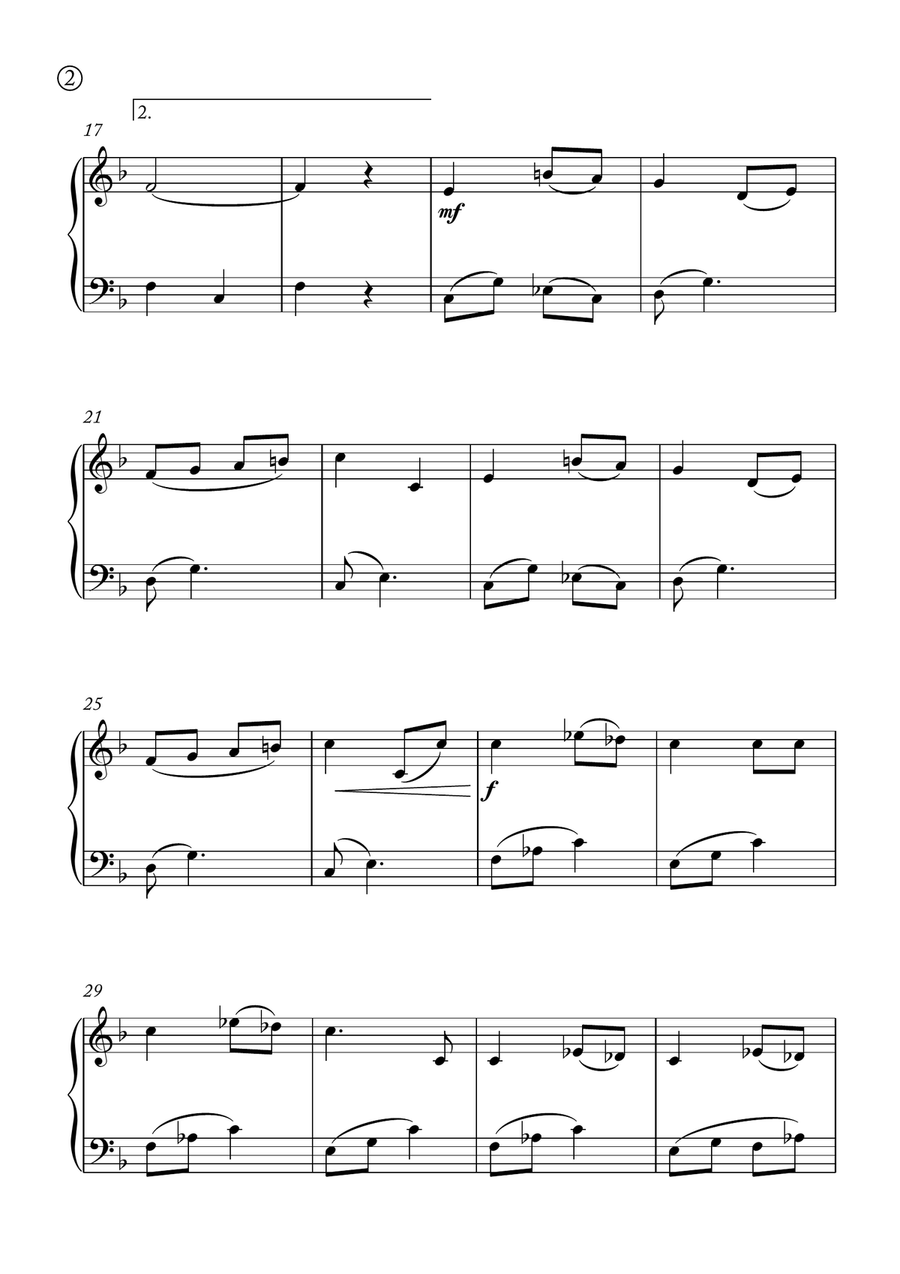 Melody in F Melody in F Chamber Music scores gallery preview page 2