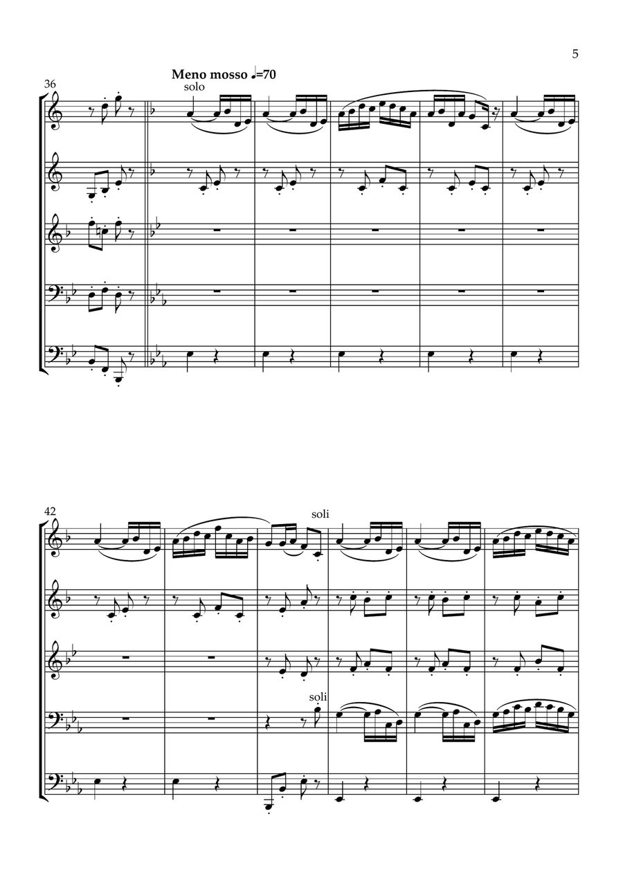 Pizzicati Pizzicati Brass Quintet scores gallery preview page 5