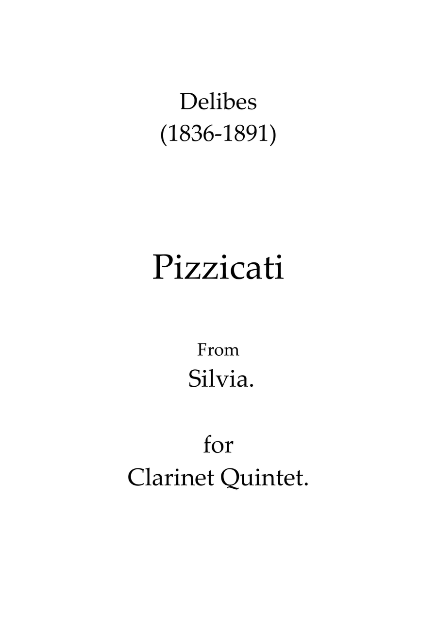 Pizzicati Pizzicati Clarinet Quintet scores gallery preview page 1