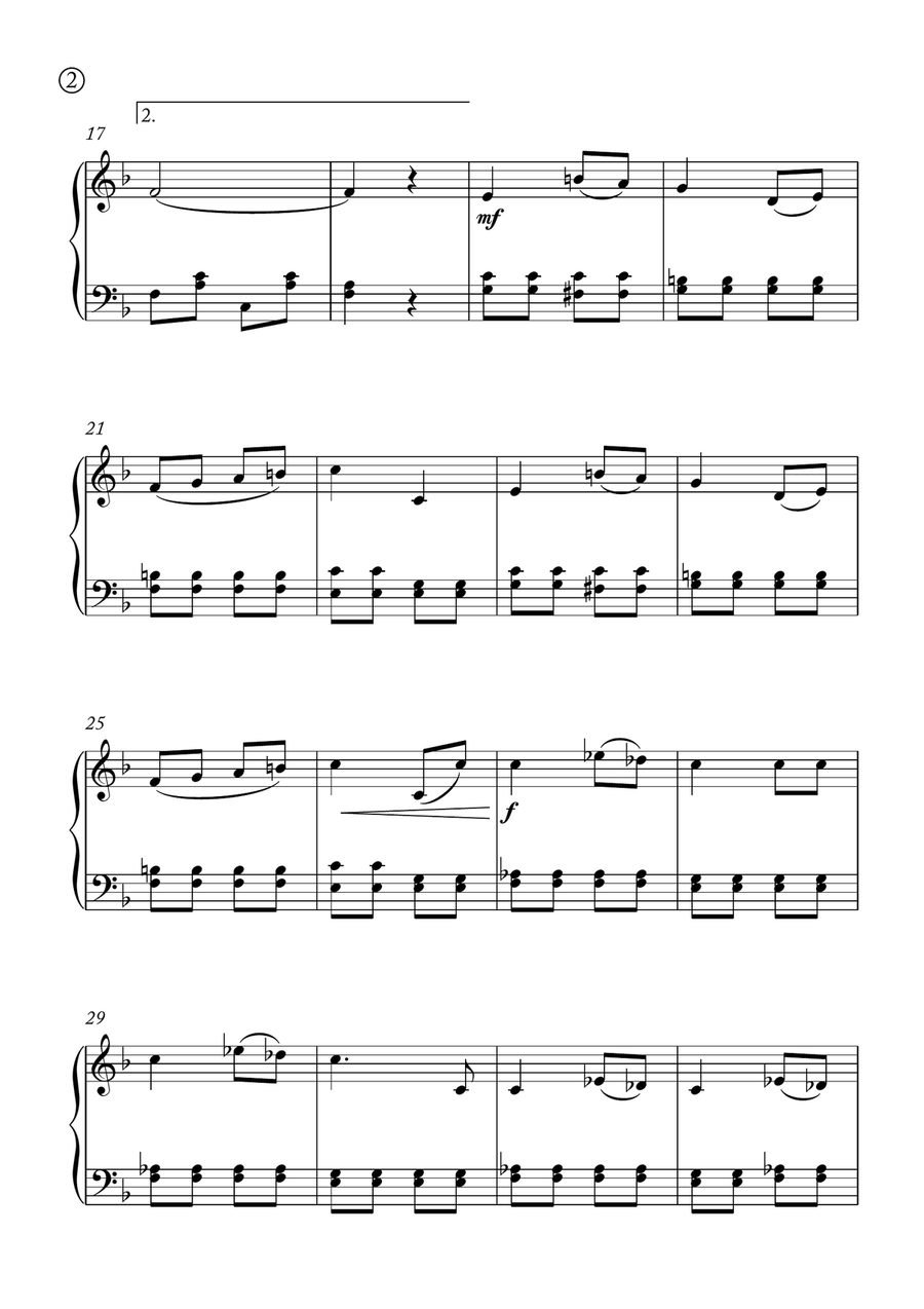 Melody in F Melody in F Chamber Music scores gallery preview page 2
