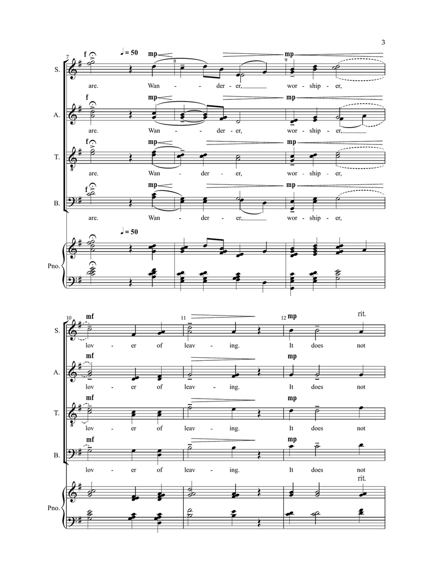 Whoever You Are Whoever You Are 4-Part scores gallery preview page 2