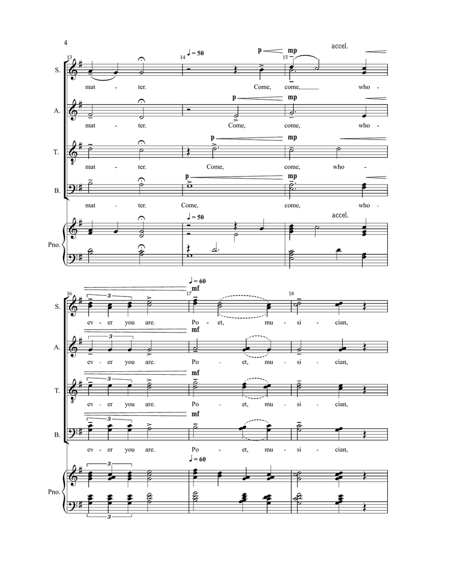 Whoever You Are Whoever You Are 4-Part scores gallery preview page 3