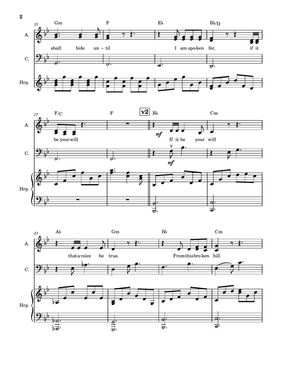 If It Be Your Will If It Be Your Will Small Ensemble scores gallery preview page 2
