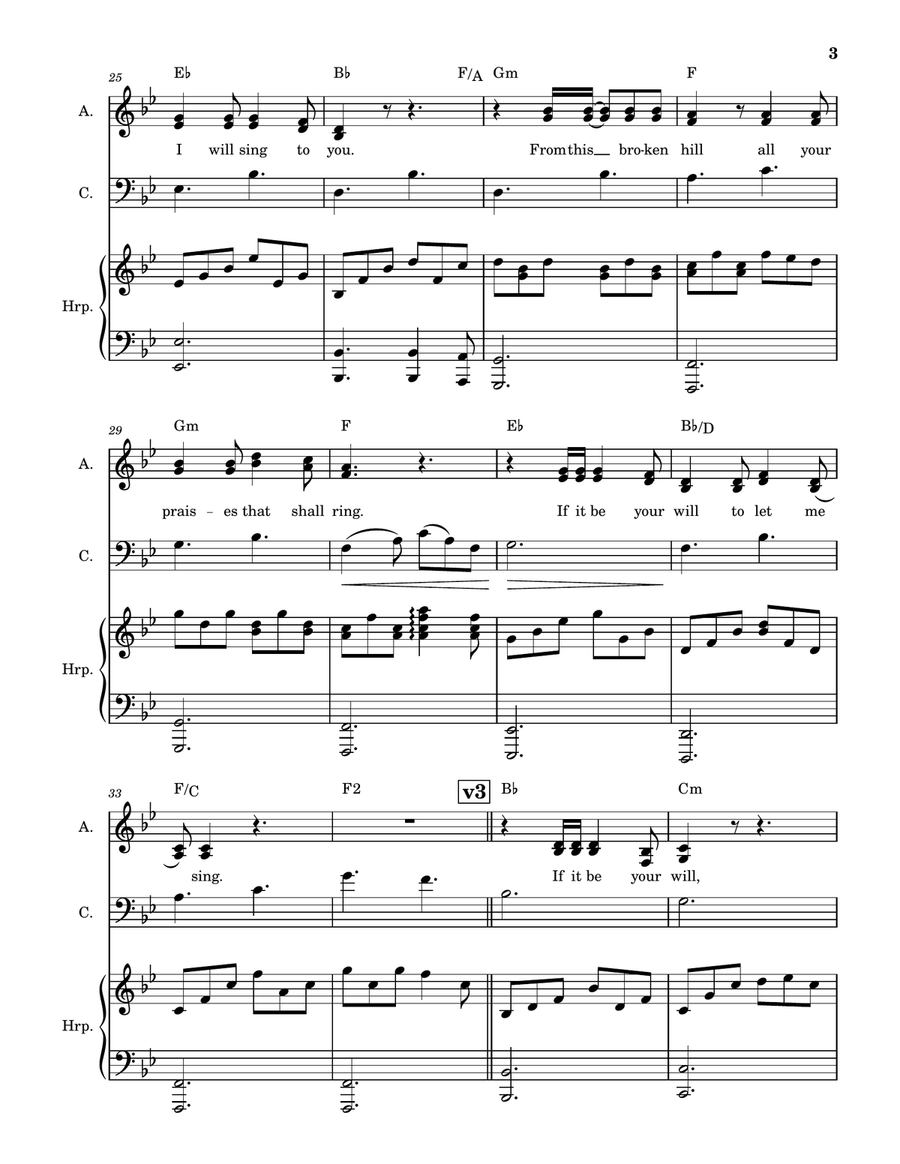 If It Be Your Will If It Be Your Will Small Ensemble scores gallery preview page 3