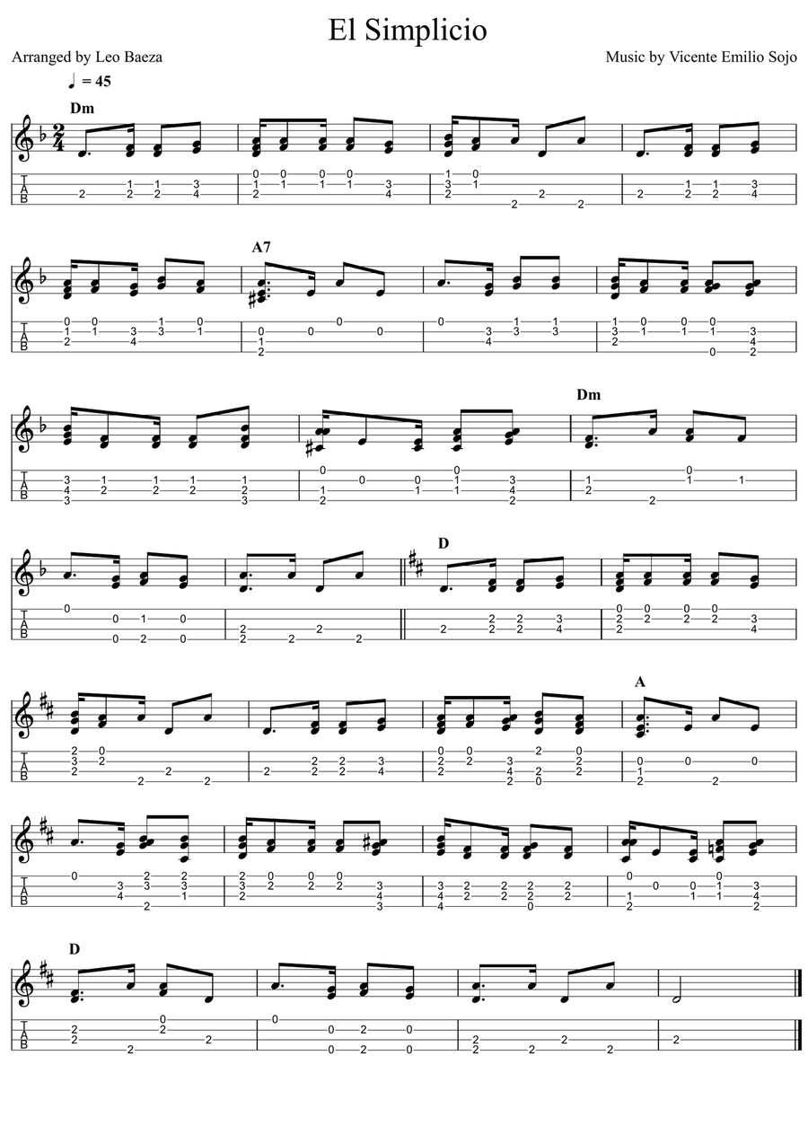 El Simplicio El Simplicio Ukulele scores gallery preview page 1