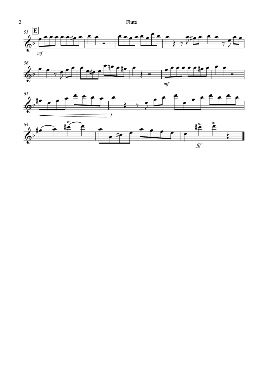 Tango a Trios for Flute, Violin and Tuba Trio Small Ensemble scores gallery preview page 5
