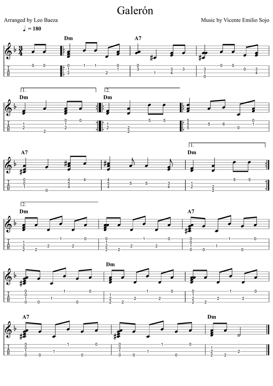Galeron Galeron Ukulele scores gallery preview page 1