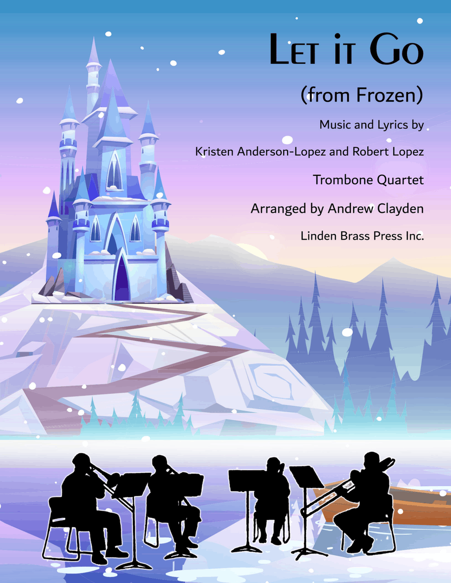 Let It Go Brass Quartet scores gallery preview page 1