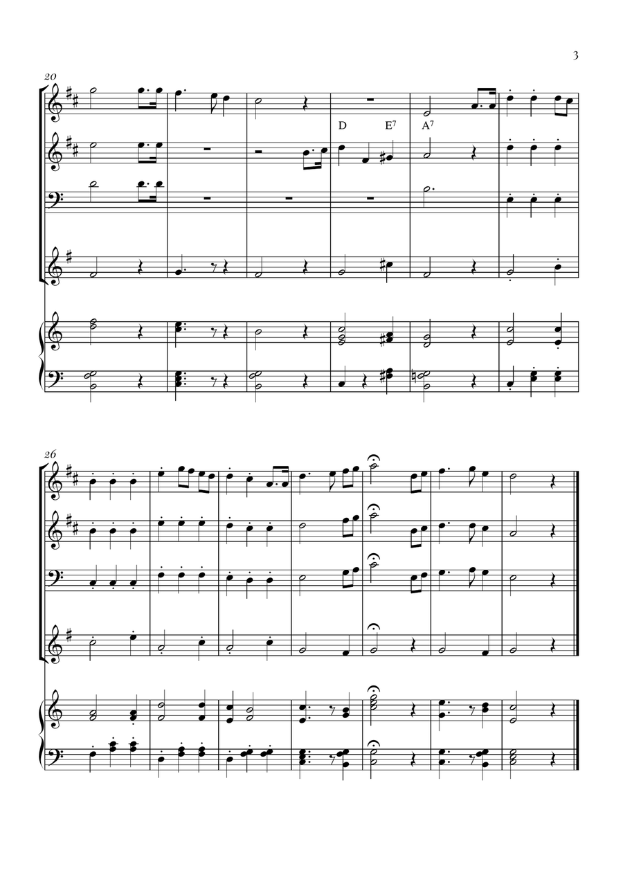 Star Spangled Banner Brass Quartet scores gallery preview page 3
