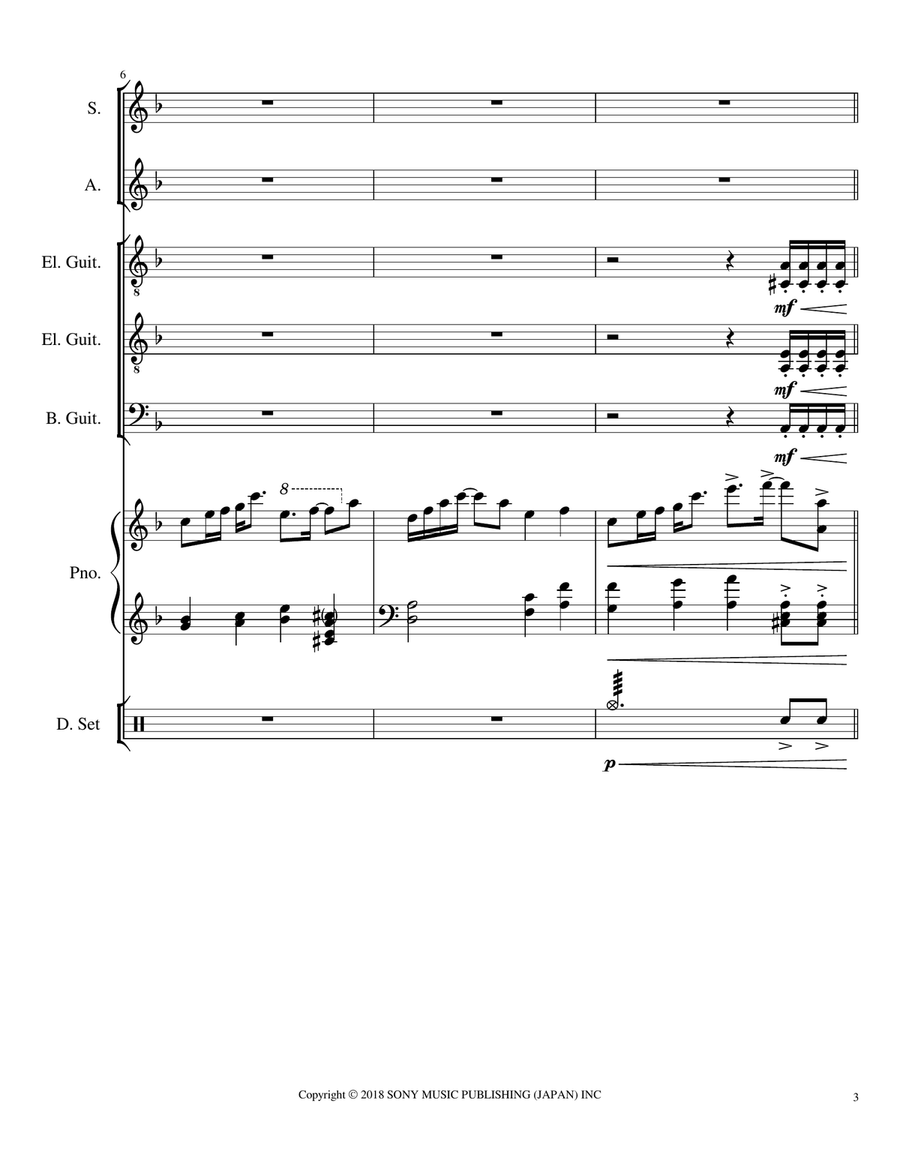 Asphyxia Small Ensemble scores gallery preview page 3