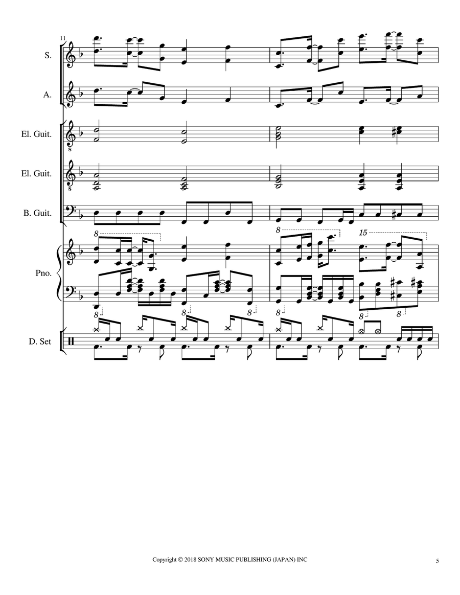 Asphyxia Small Ensemble scores gallery preview page 5