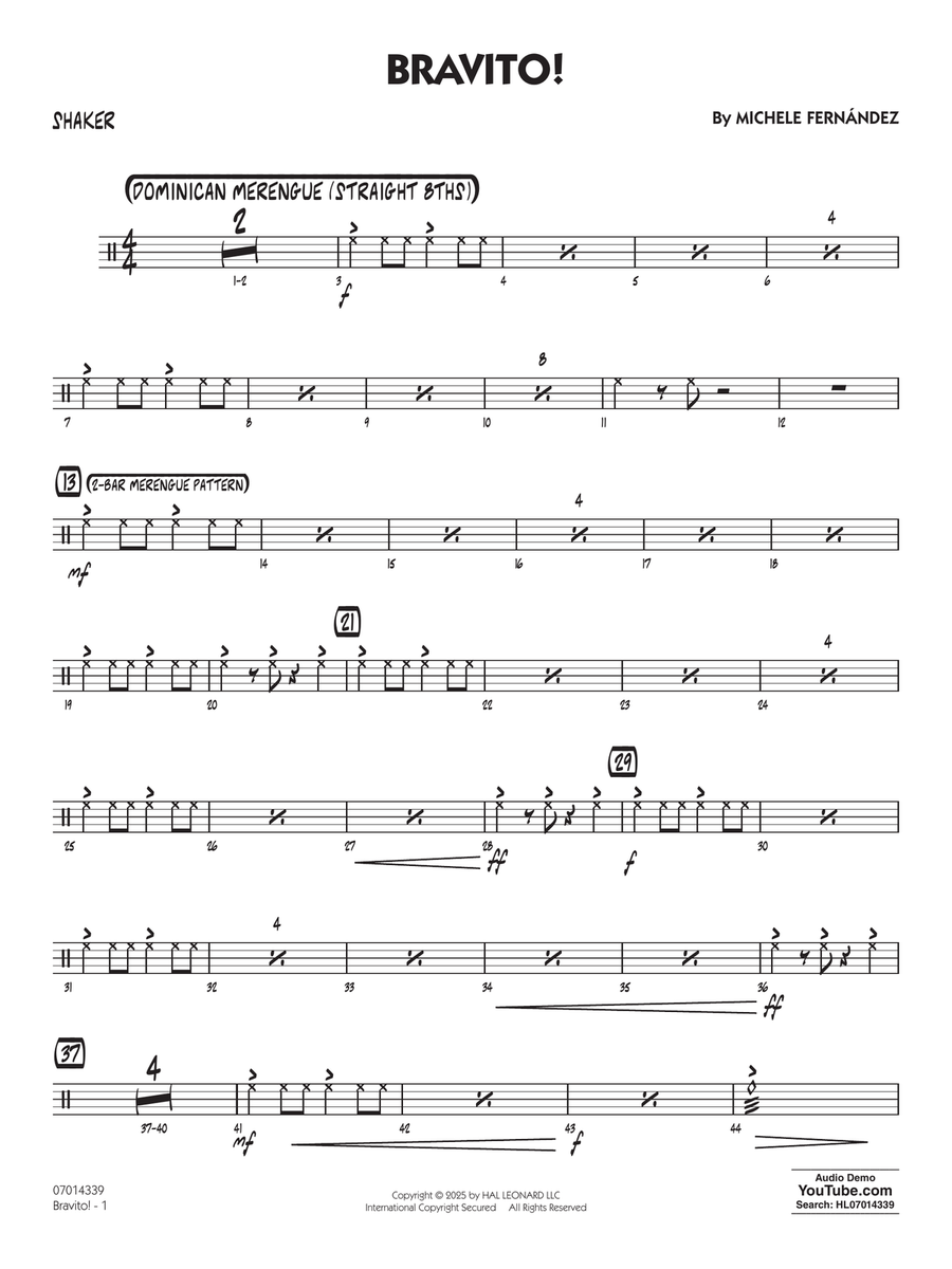 Bravito! - Shaker Bravito! - Shaker Jazz Ensemble scores gallery preview page 1