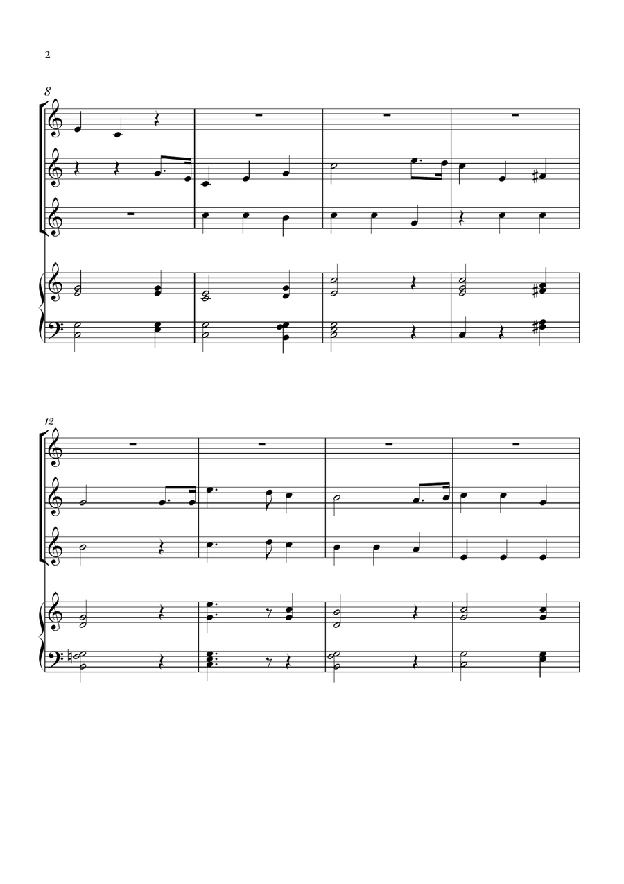 Star Spangled Banner Small Ensemble scores gallery preview page 2