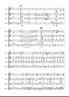 Eight Days A Week Brass Quartet scores gallery preview page 3