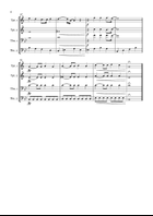 Eight Days A Week Brass Quartet scores gallery preview page 4