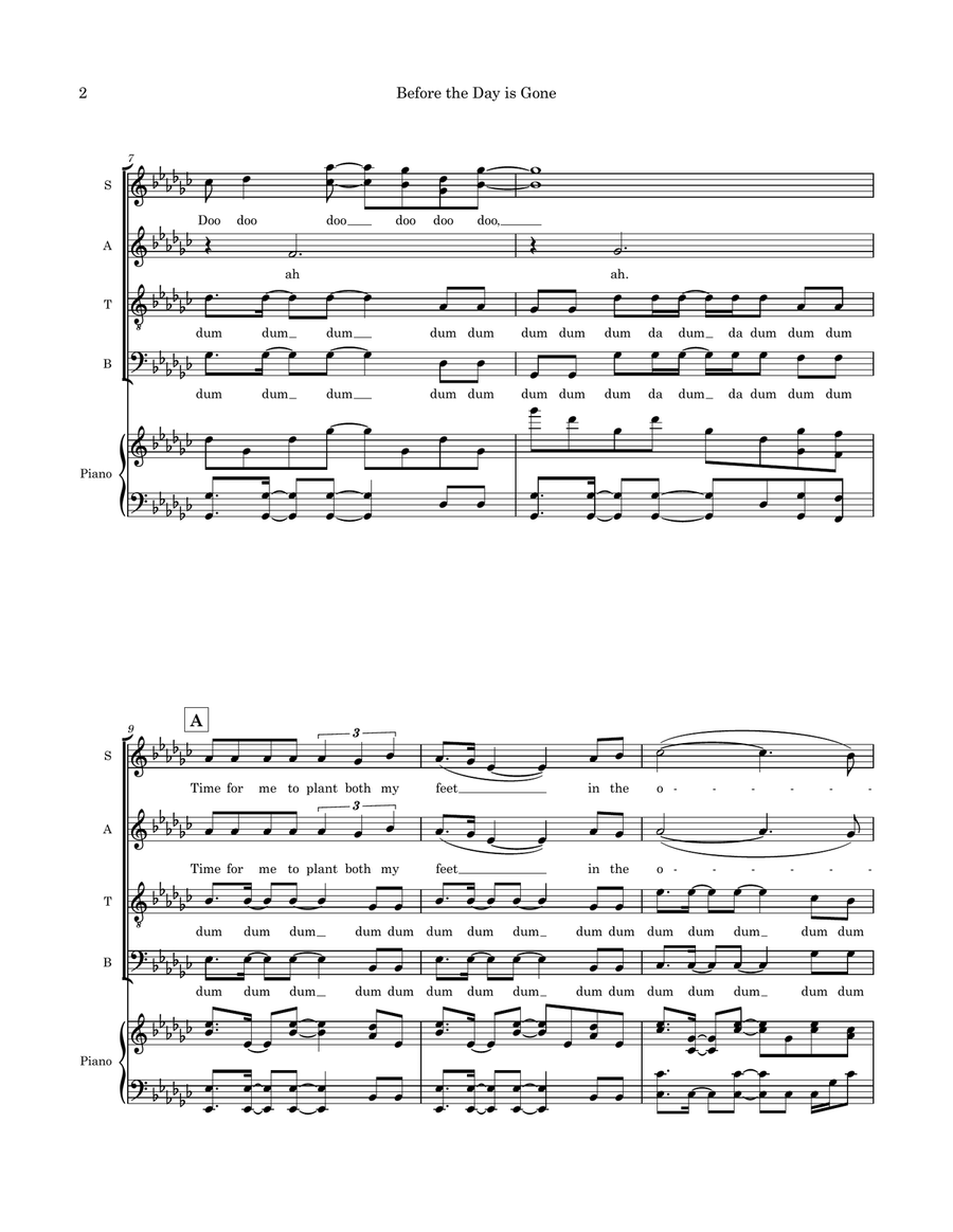 Before the Day is Gone Before the Day is Gone 4-Part scores gallery preview page 2