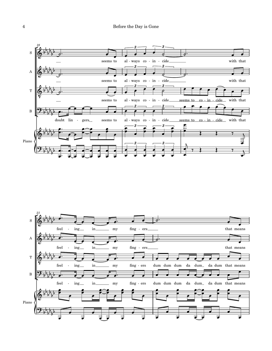 Before the Day is Gone Before the Day is Gone 4-Part scores gallery preview page 4