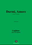 Gagliano-Dormi,Amore,in b flat minor