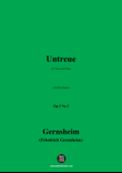 Gernsheim-Untreue,Op.3 No.3,in b flat minor