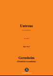 Gernsheim-Untreue,Op.3 No.3,in b minor