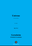 Gernsheim-Untreue,Op.3 No.3,in e minor