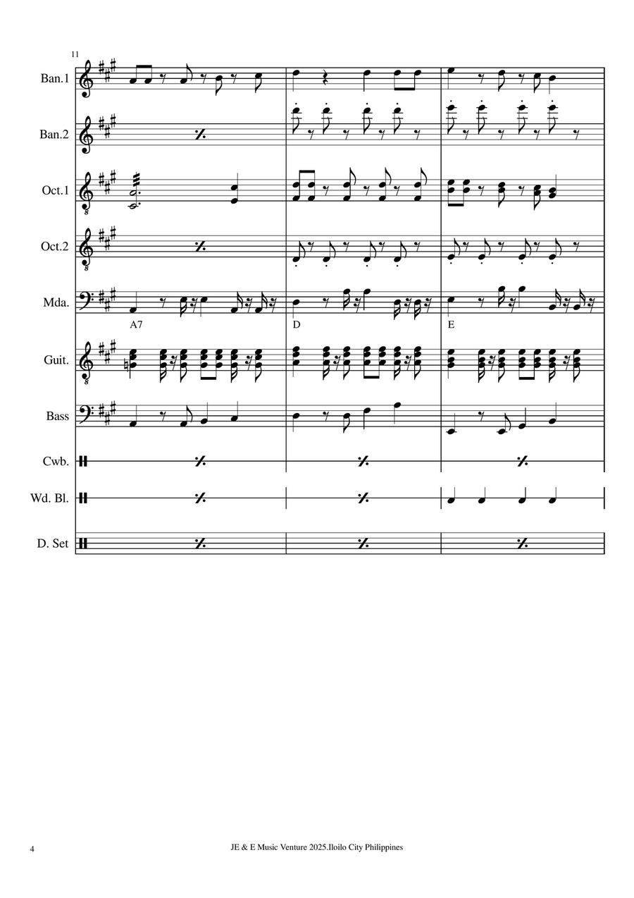 Sitsiritsit Cha-Cha Rondalla - Score Only A Cappella scores gallery preview page 4