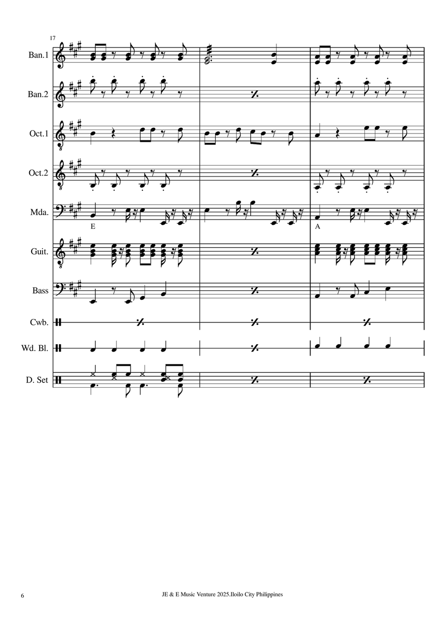 Sitsiritsit Cha-Cha Rondalla - Score Only A Cappella scores gallery preview page 6