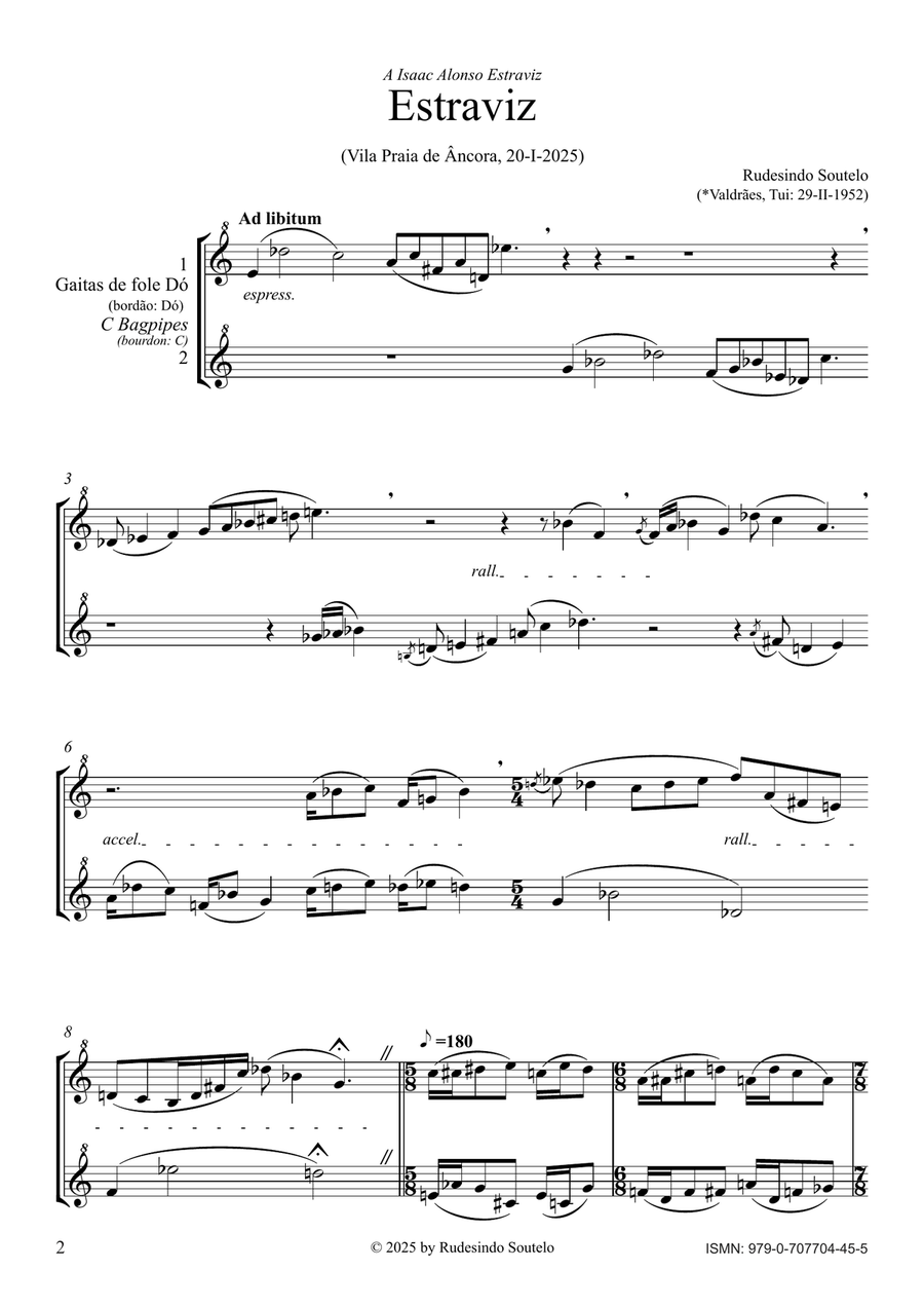 Estraviz Chamber Music scores gallery preview page 2