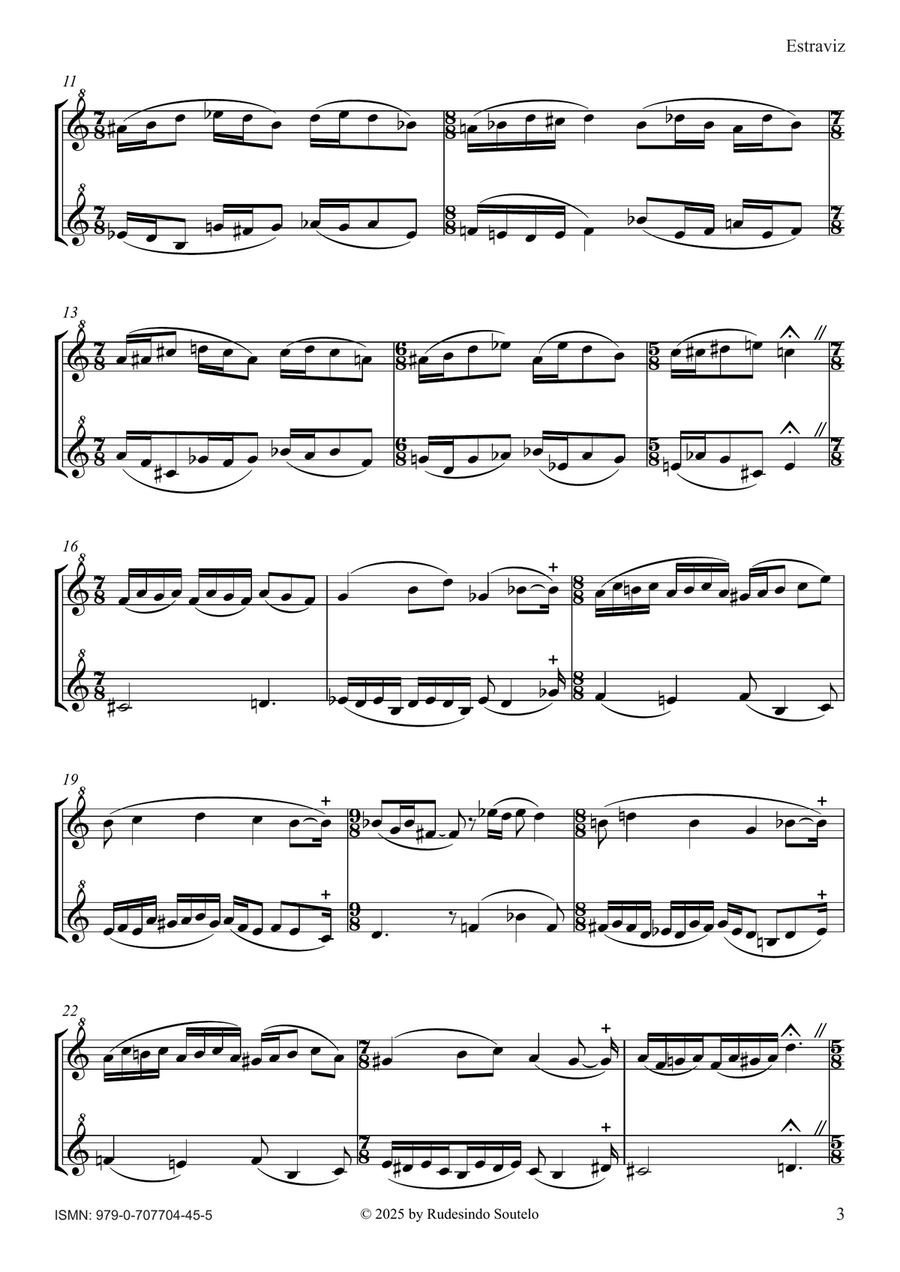 Estraviz Chamber Music scores gallery preview page 3