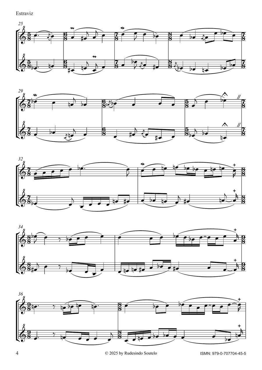 Estraviz Chamber Music scores gallery preview page 4