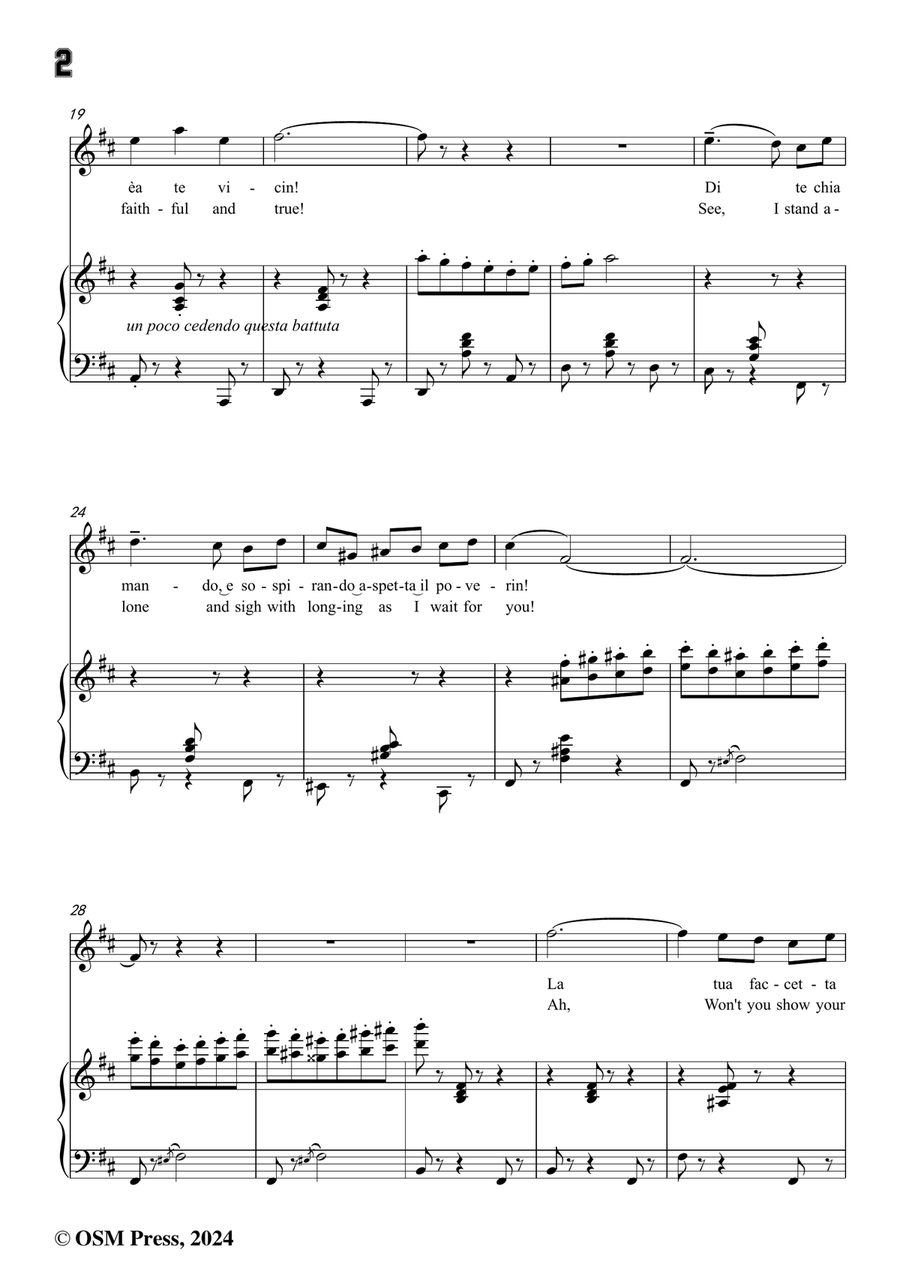 Leoncavallo-O,Colombina,in b minor Piano, Vocal scores gallery preview page 4
