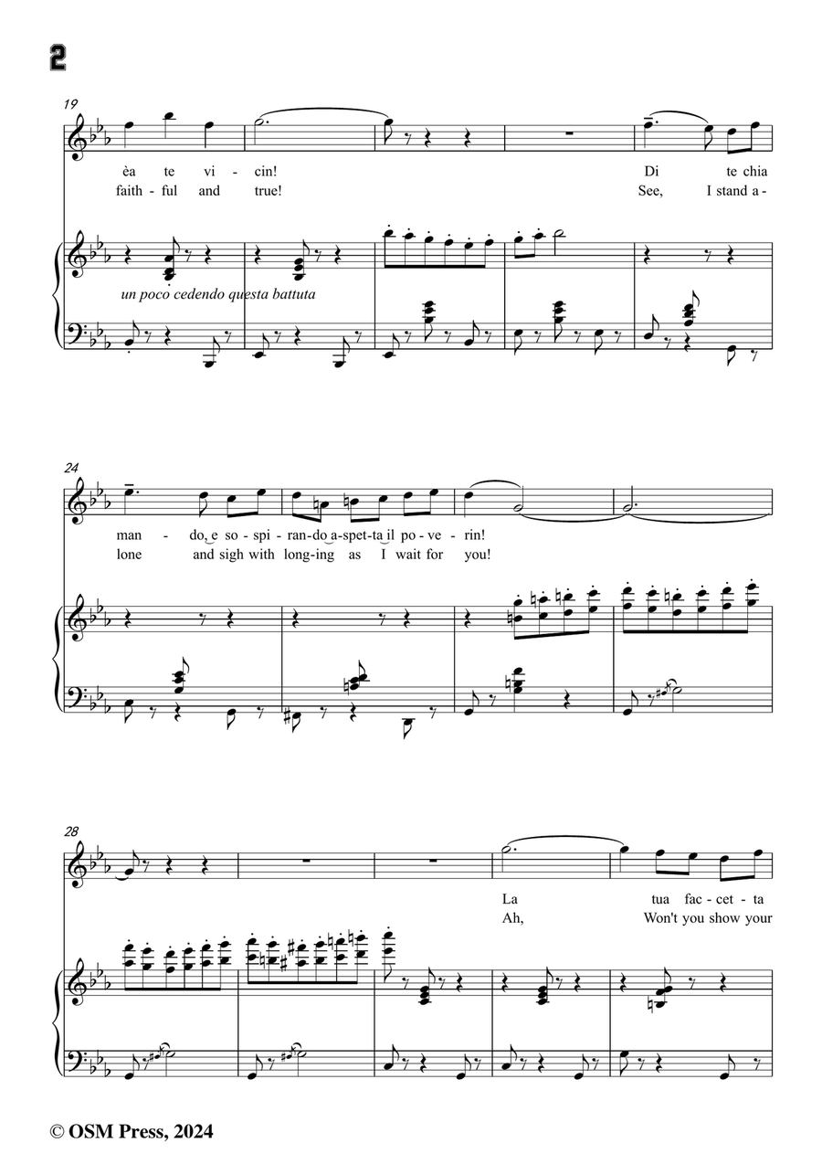 Leoncavallo-O,Colombina,in c minor Piano, Vocal scores gallery preview page 4