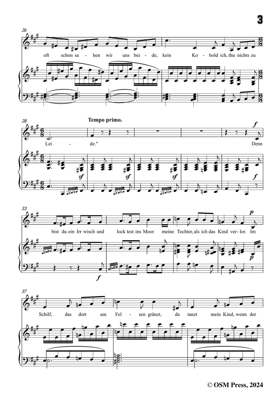 C. Loewe-Der späte Gast, in f sharp minor Piano, Vocal scores gallery preview page 5