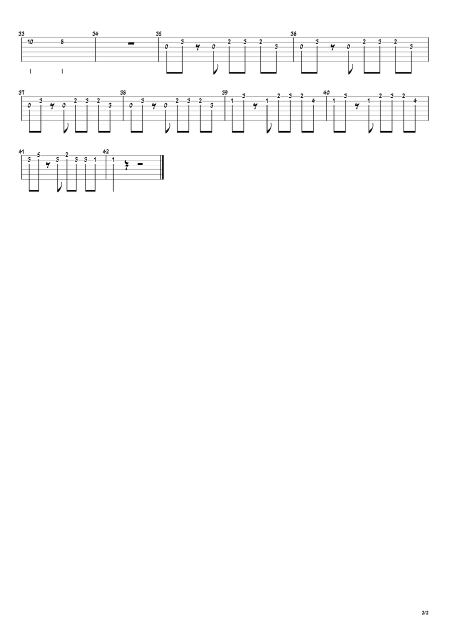 Bad Guy Bad Guy Acoustic Guitar scores gallery preview page 4