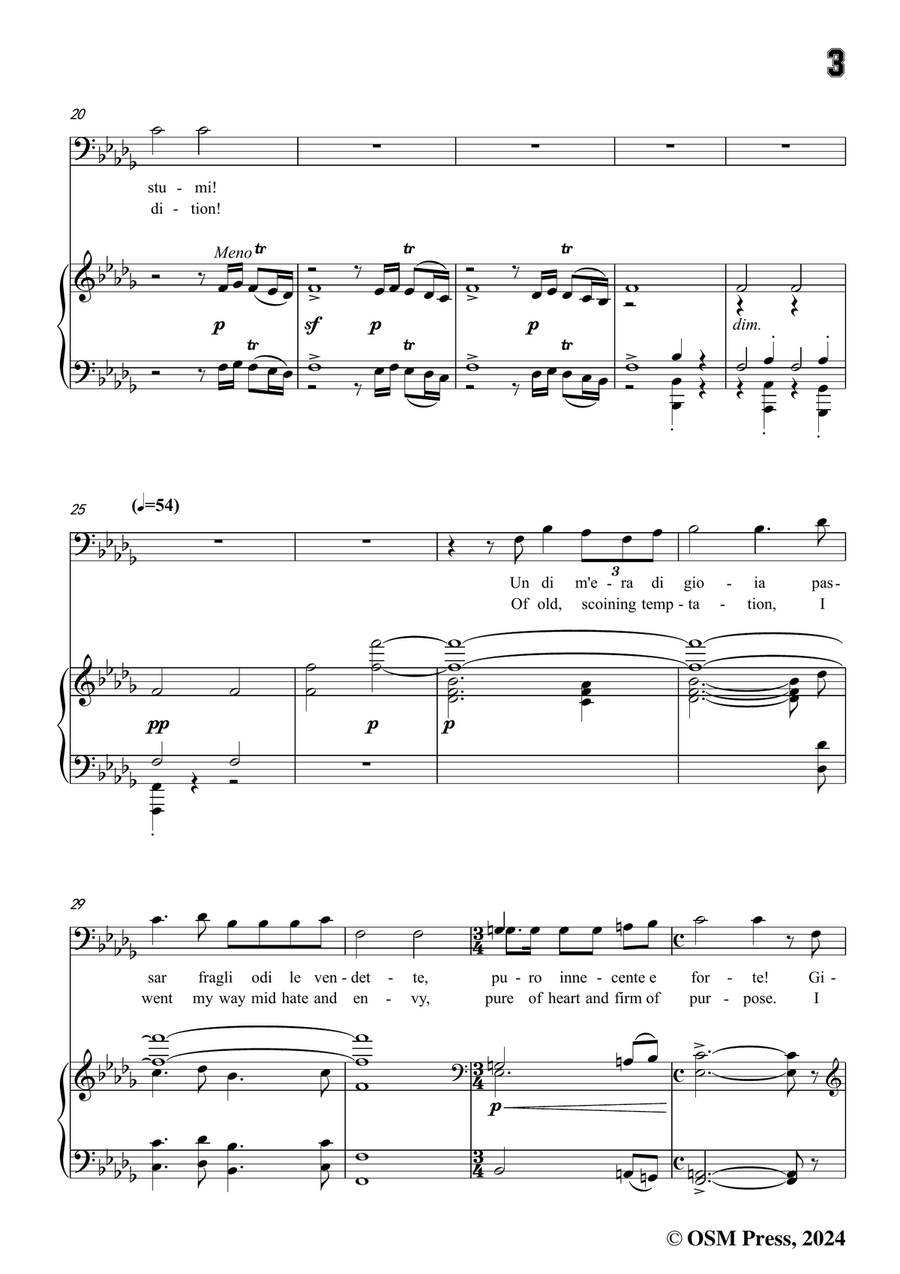 U. Giordano-Nemico della patria?,in b flat minor Piano, Vocal scores gallery preview page 5