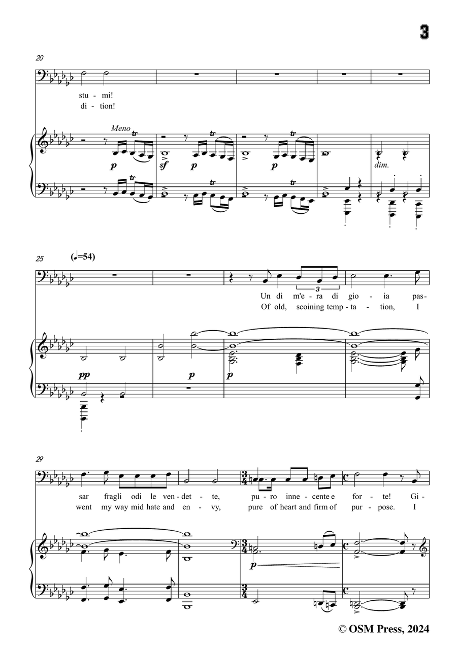 U. Giordano-Nemico della patria?,in e flat minor Piano, Vocal scores gallery preview page 5