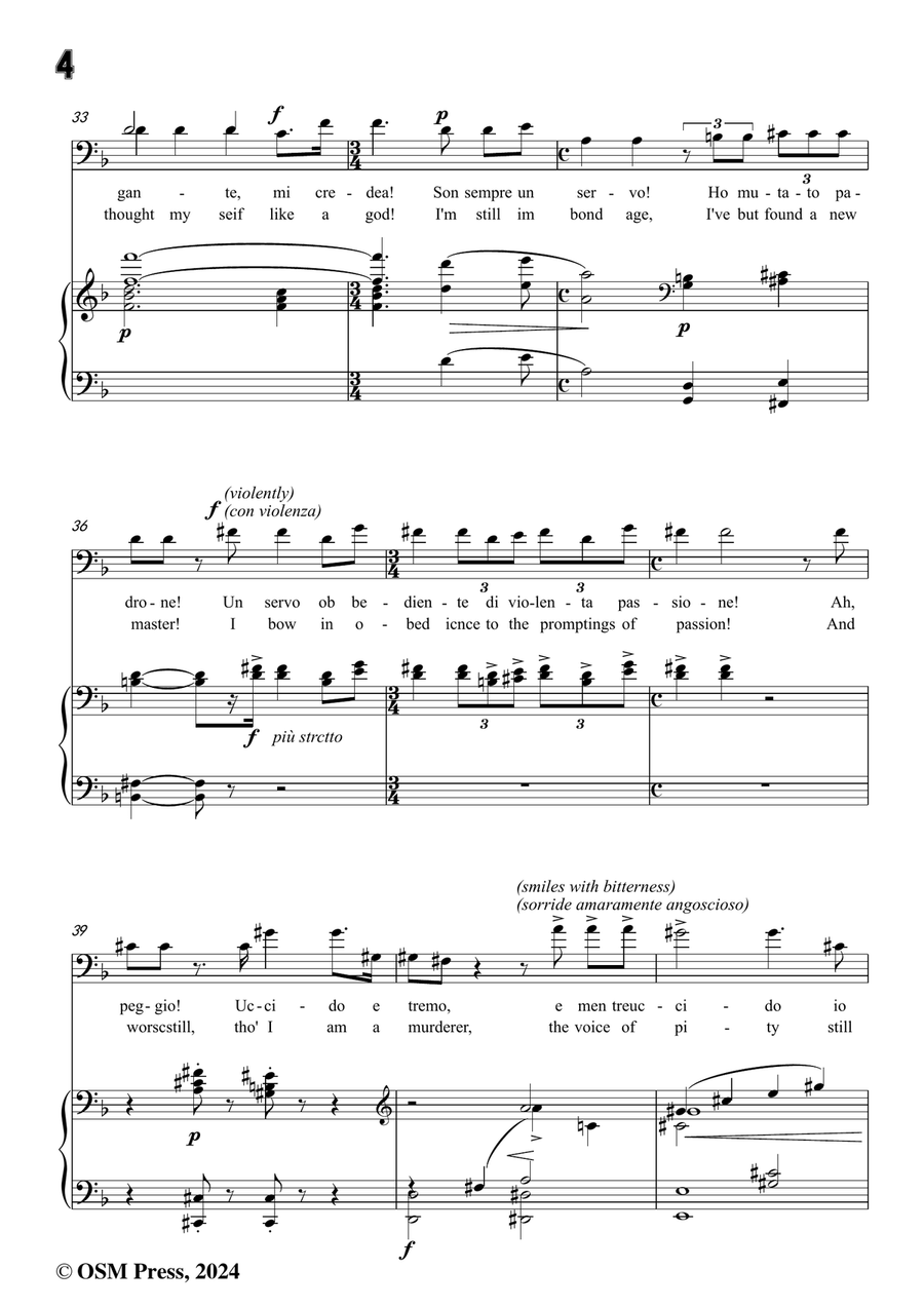 U. Giordano-Nemico della patria?,in d minor Piano, Vocal scores gallery preview page 6