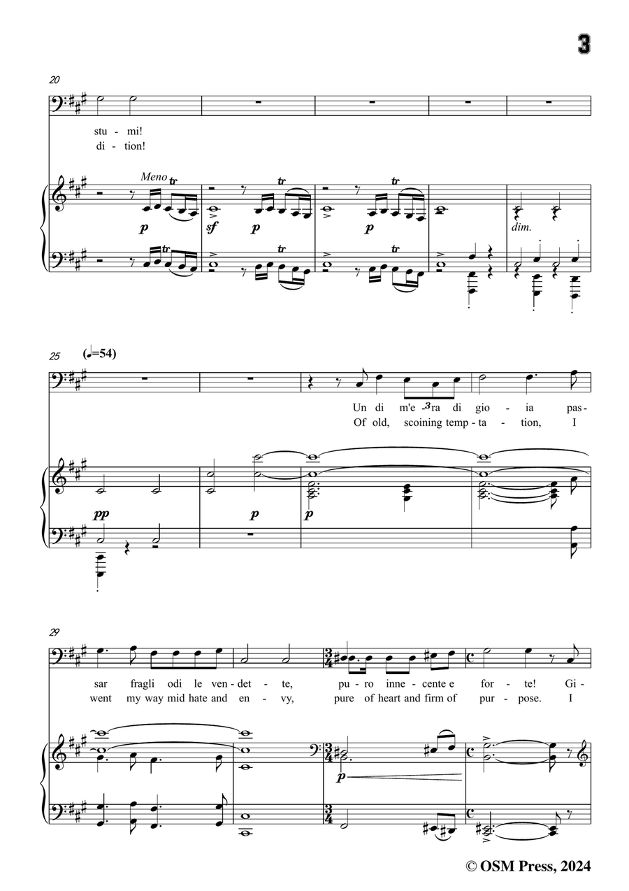 U. Giordano-Nemico della patria?,in f sharp minor Piano, Vocal scores gallery preview page 5