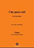 C. W. Gluck-Che puro ciel,in b flat minor