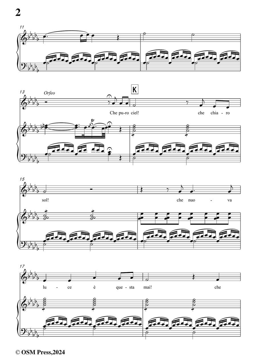 C. W. Gluck-Che puro ciel,in b flat minor Piano, Vocal scores gallery preview page 4