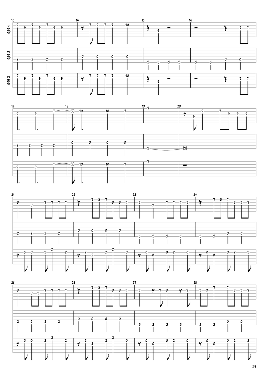 Bad Habits Bad Habits Acoustic Guitar scores gallery preview page 2