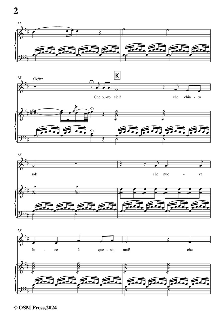 C. W. Gluck-Che puro ciel,in b minor Piano, Vocal scores gallery preview page 4