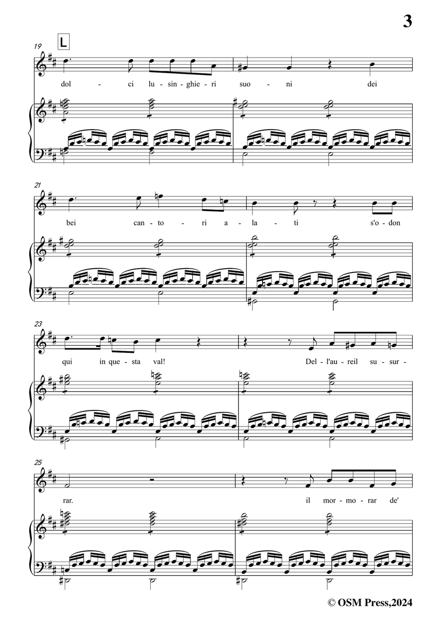 C. W. Gluck-Che puro ciel,in b minor Piano, Vocal scores gallery preview page 5