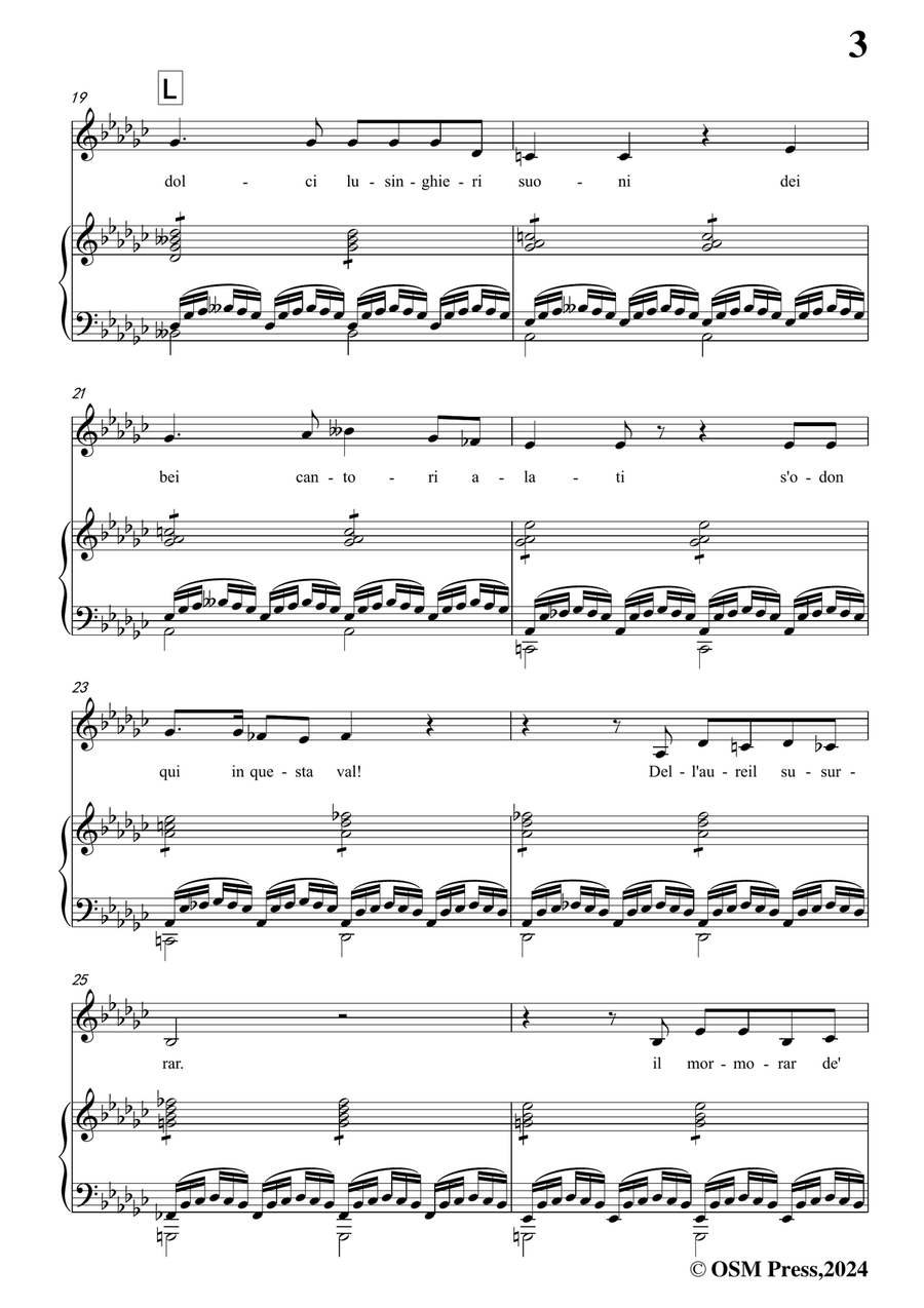 C. W. Gluck-Che puro ciel,,in e flat minor Piano, Vocal scores gallery preview page 5