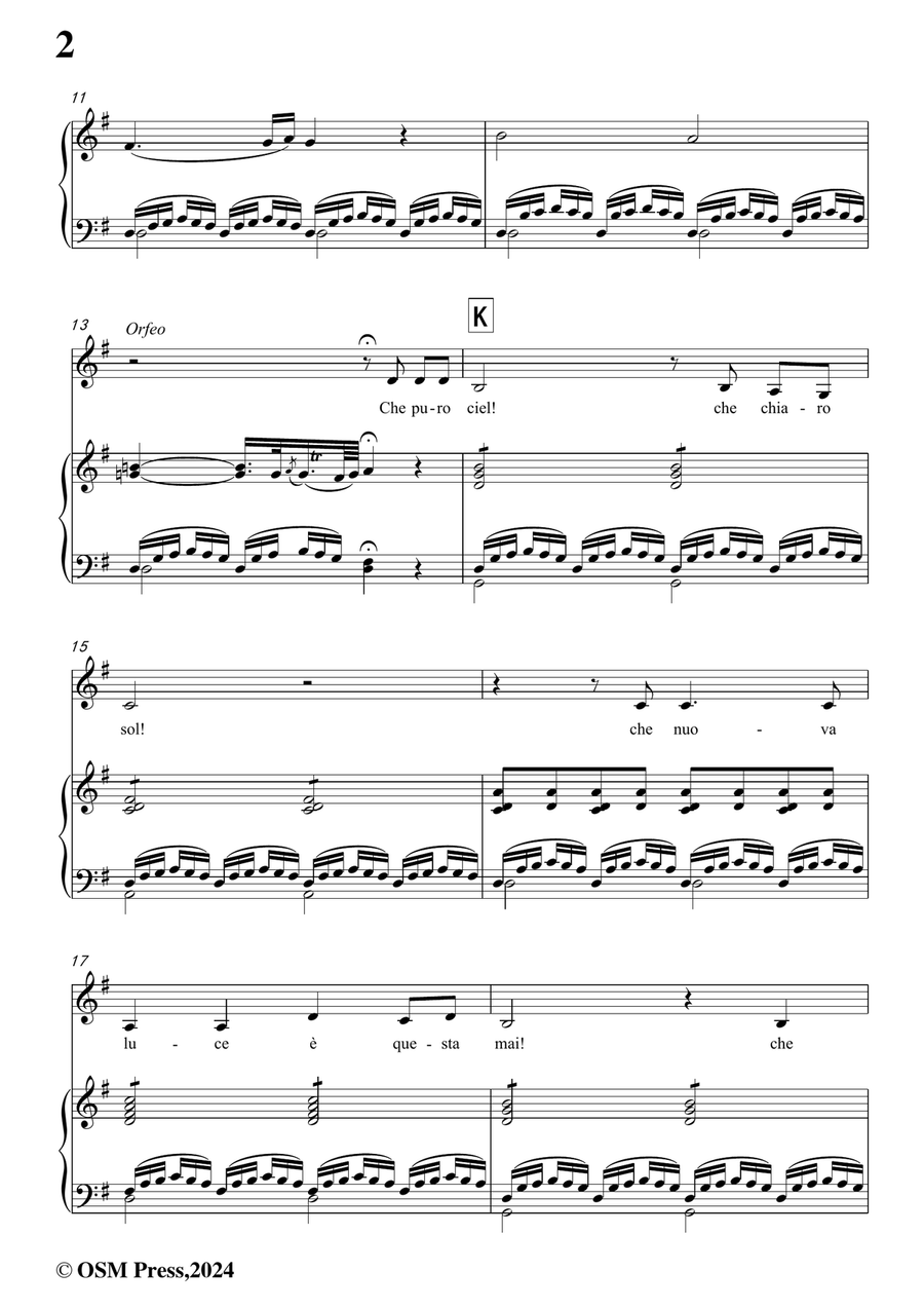 C. W. Gluck-Che puro ciel,in e minor Piano, Vocal scores gallery preview page 4